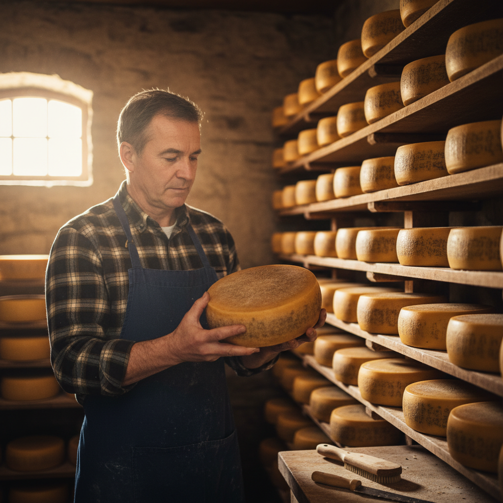 De ambacht van de kaasbereider